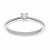 Solitario ¨Noa¨ Oro blanco 18K circonita