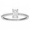 Anillo ¨Sophie¨ Oro blanco 18K circonitas