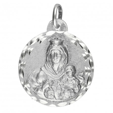 Medalla plata Escapulario 23mm