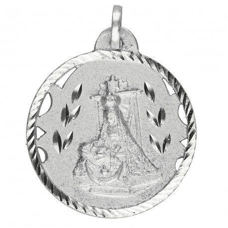 Medalla plata Virgen Angustias 26mm