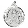 Medalla plata Escapulario 30mm