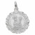 Medalla Virgen de las Nieves 19mm plata 1ª Ley