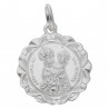 Medalla Virgen de las Nieves 19mm plata 1ª Ley