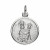 Medalla Virgen de las Nieves 14mm plata 1ª Ley
