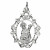 Medalla Virgen de las Nieves plata 1ª Ley