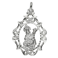 Medalla Virgen de las Nieves plata 1ª Ley