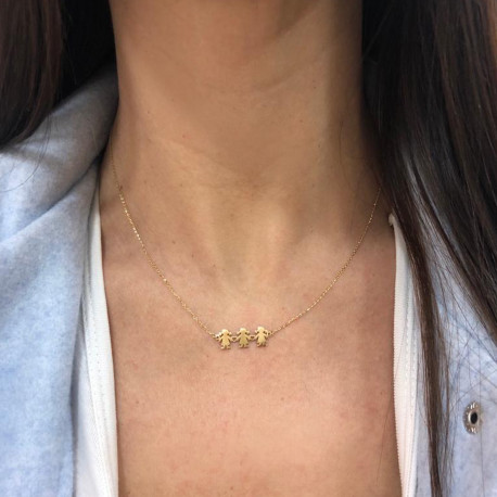 Gargantilla ¨Girl&Boy¨ Oro 18K 