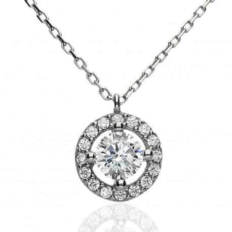 Gargantilla ¨Grace¨ Oro blanco 18K 