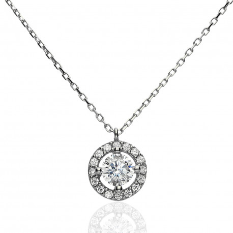 Gargantilla ¨Grace¨ Oro blanco 18K 