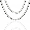 Cadena barco plata 60cm