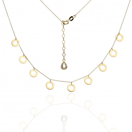 Gargantilla Anillas Oro 18K 