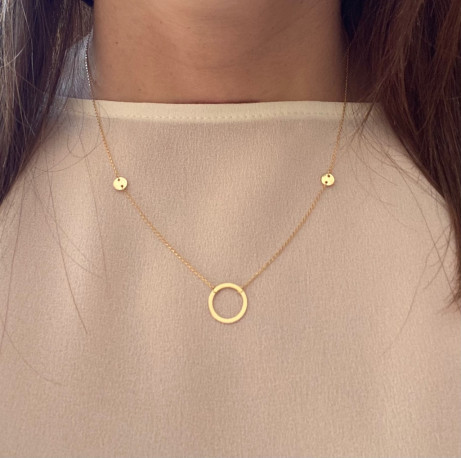 Gargantilla Anilla Oro 18K 