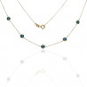 Gargantilla Ojo Turco Oro 18K 