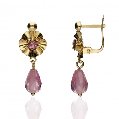 Pendientes ¨Lily¨Oro 18K 