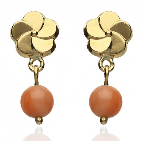 Pendientes ¨Leire¨Oro 18K 