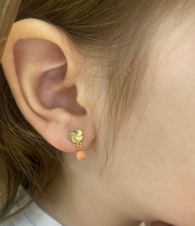 Pendientes ¨Leire¨Oro 18K 