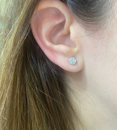 Pendientes ¨Kate¨oro 18k y diamantes 