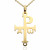 Cruz crismón de Baena Oro 18K 24mm