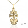Cruz Caravaca Oro 18K 20mm