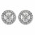 Pendientes ¨Grace¨Oro blanco 18K