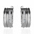 Pendientes Oro blanco 18K circonitas