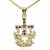 Cruz de los Angeles Oro 18K