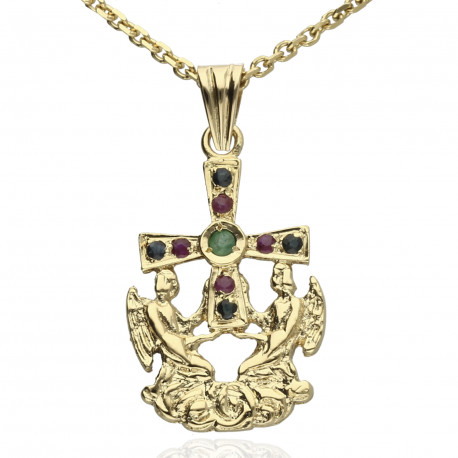 Cruz de los Angeles Oro 18K