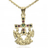 Cruz de los Angeles Oro 18K