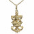 Cruz marinera Virgen del Carmen Oro 18K
