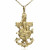 Cruz marinera Virgen del Carmen Oro 18K