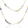 Gargantilla tricolor Oro 18K 