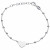 Pulsera Corazón Plata 1ªLey