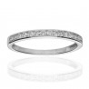 Media alianza Oro 18K con 15 diamantes