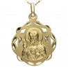 Medalla Corazón de Jesús Oro 18K 29mm