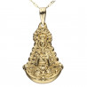 Medalla Oro 18K Virgen del Rocio 29mm