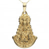 Medalla Oro 18K Virgen del Rocio 35mm