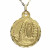 Medalla Oro 18K Virgen Lourdes