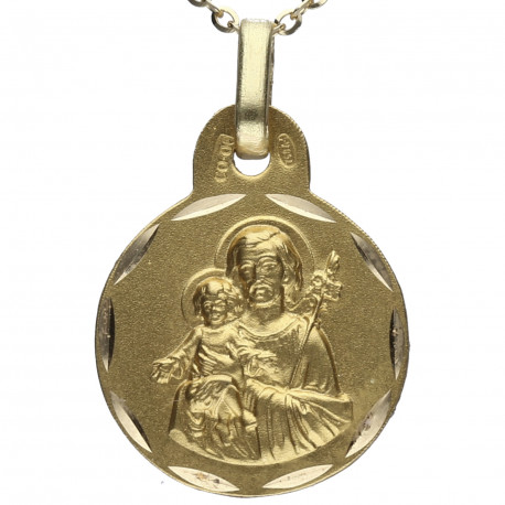 Medalla Oro 18k San José
