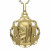 Medalla Virgen Niña Oro 18K