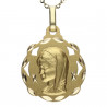 Medalla Virgen Niña Oro 18K