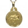 Horóscopo Tauro Oro 18K 13mm
