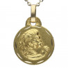 Horóscopo Leo Oro 18K 13mm