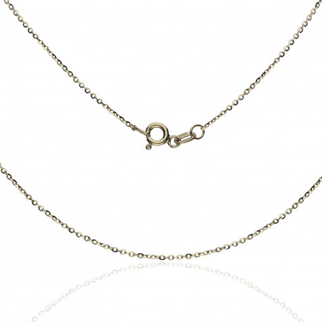 Cadena forzada diamantada Oro 18K 40cm