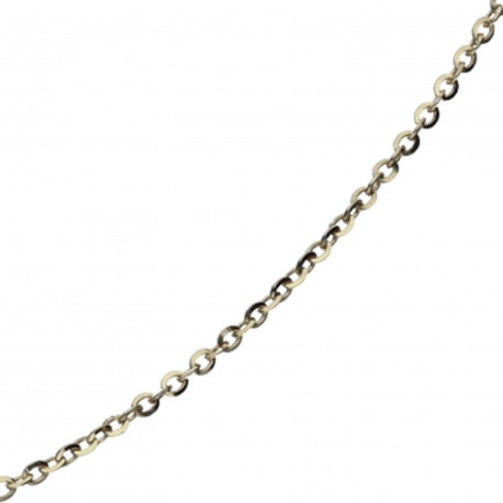 Cadena forzada diamantada Oro 18K 40cm