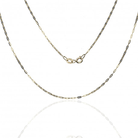 Cadena forzada doble Oro 18K 50cm
