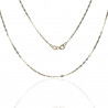 Cadena forzada doble Oro 18K 50cm