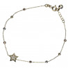 Pulsera tricolor ¨STAR¨ Oro 18K