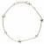 Pulsera flor mini Oro 18K