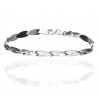 Pulsera ¨Grace¨Oro blanco 18K