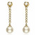 Pendientes ¨Katerin¨ Oro 18K perla cultivada